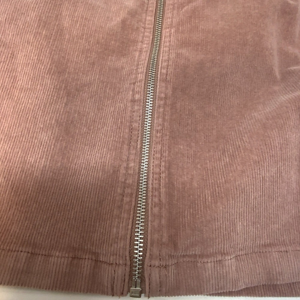 Wild Fable Corduroy Mini Skirt Size 16 Full Zip Front Utility GORP Y2K 80s 90s - Picture 4 of 16